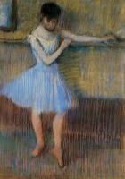Degas, Edgar - Dancer in Blue at the Barre